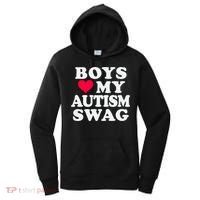 Love My Autism Swag Funny Autistic Awareness Idea Great Gift Women's Hoodie thumb 0