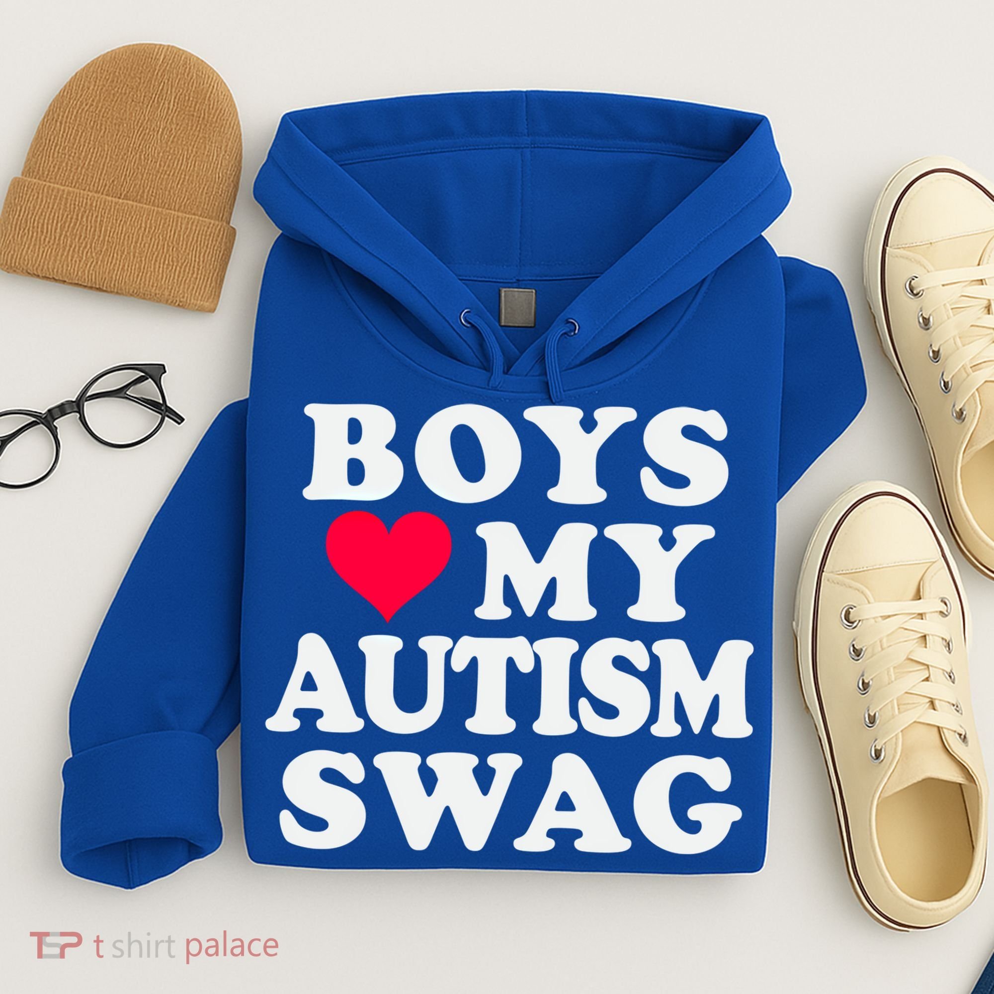 Love My Autism Swag Funny Autistic Awareness Idea Great Gift Hoodie