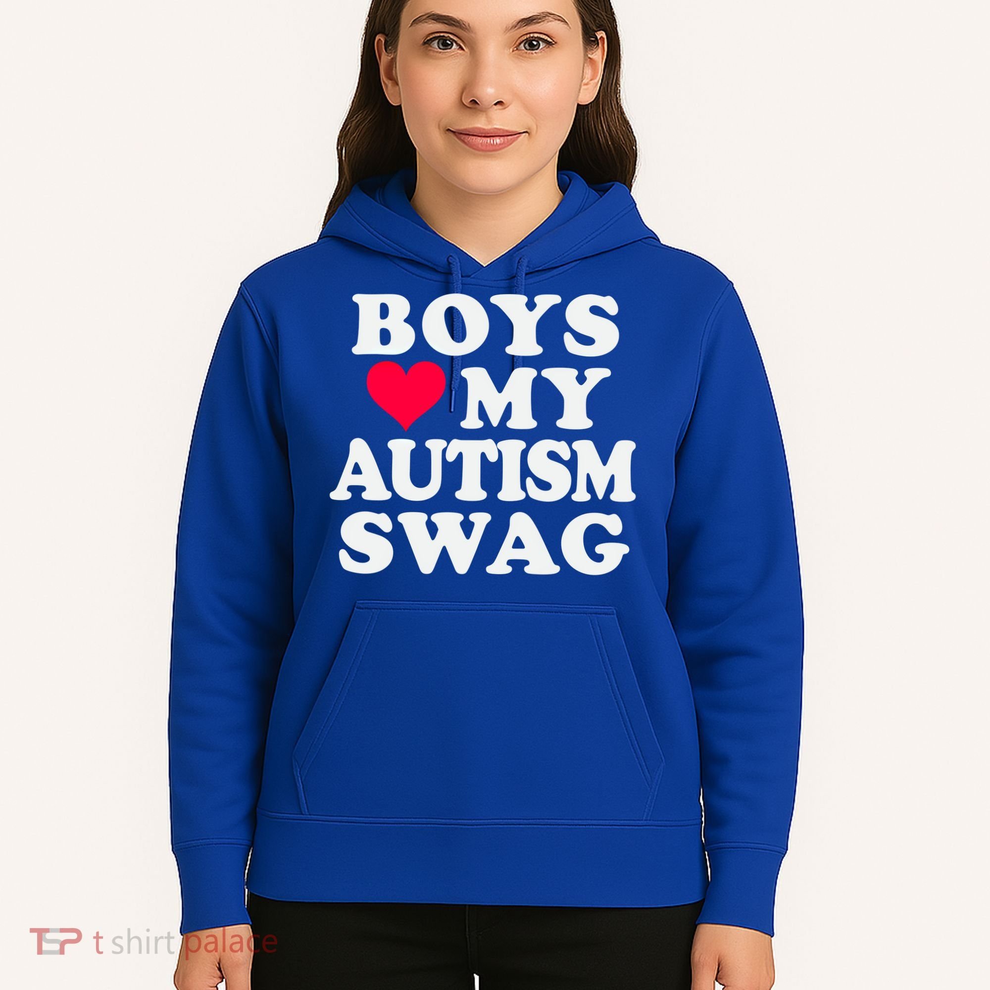 Love My Autism Swag Funny Autistic Awareness Idea Great Gift Hoodie
