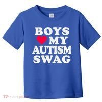 Love My Autism Swag Funny Autistic Awareness Idea Great Gift Toddler T-Shirt thumb 0
