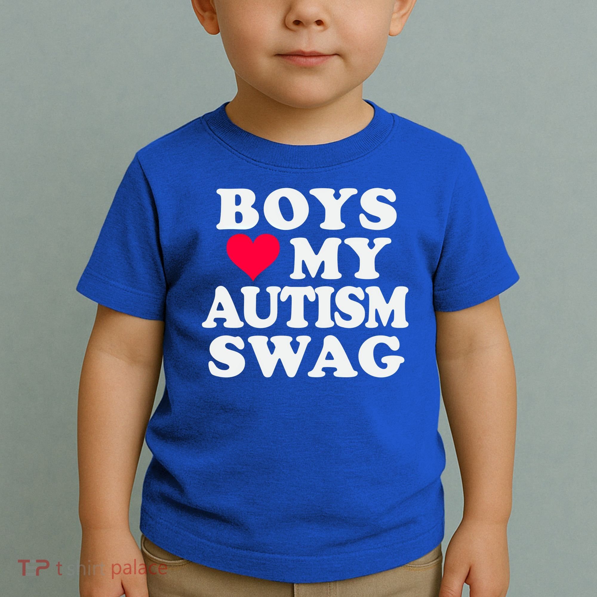Love My Autism Swag Funny Autistic Awareness Idea Great Gift Toddler T-Shirt