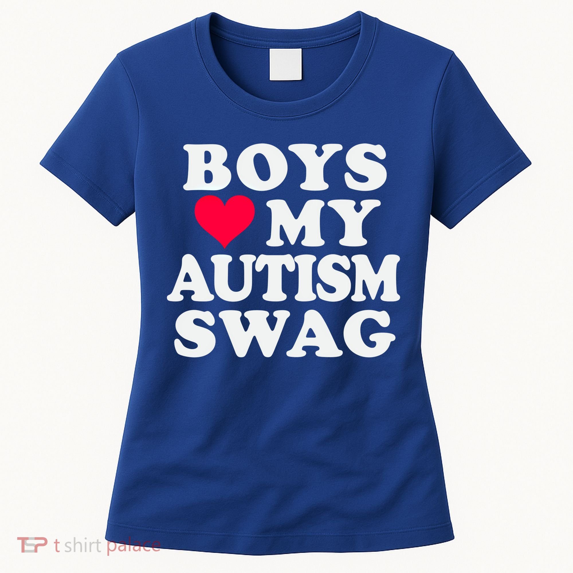Love My Autism Swag Funny Autistic Awareness Idea Great Gift Women's T-Shirt