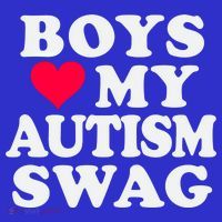 Love My Autism Swag Funny Autistic Awareness Idea Great Gift Kids Sweatshirt thumb 2