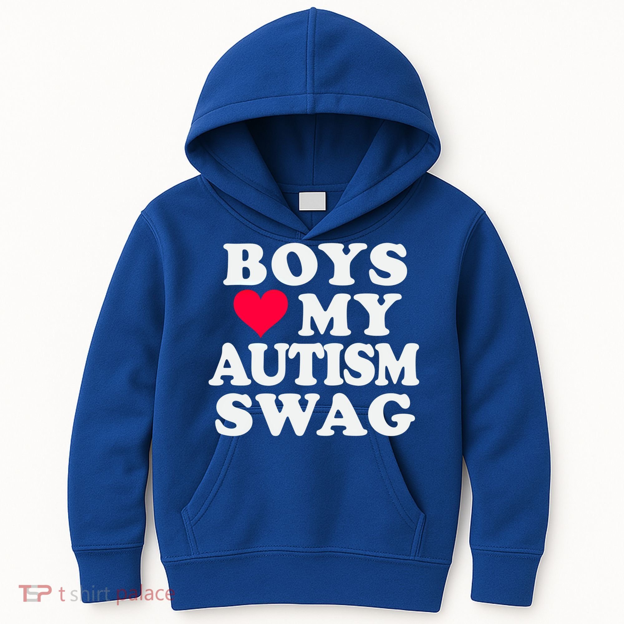 Love My Autism Swag Funny Autistic Awareness Idea Great Gift Kids Hoodie
