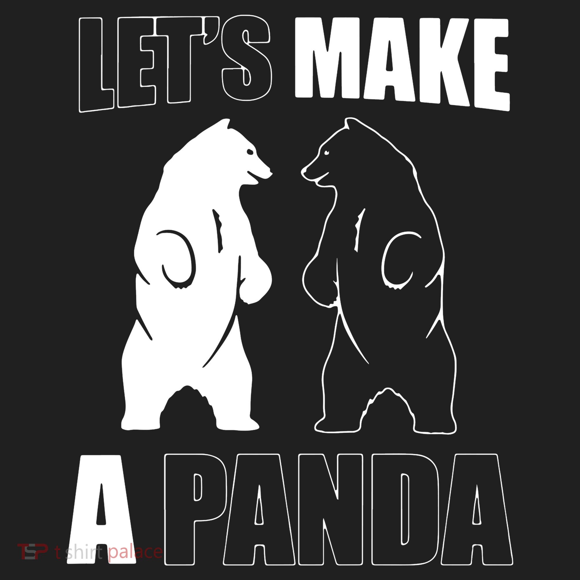 Let’S Make A Panda Polar Black Bear Women's Sweatshirt