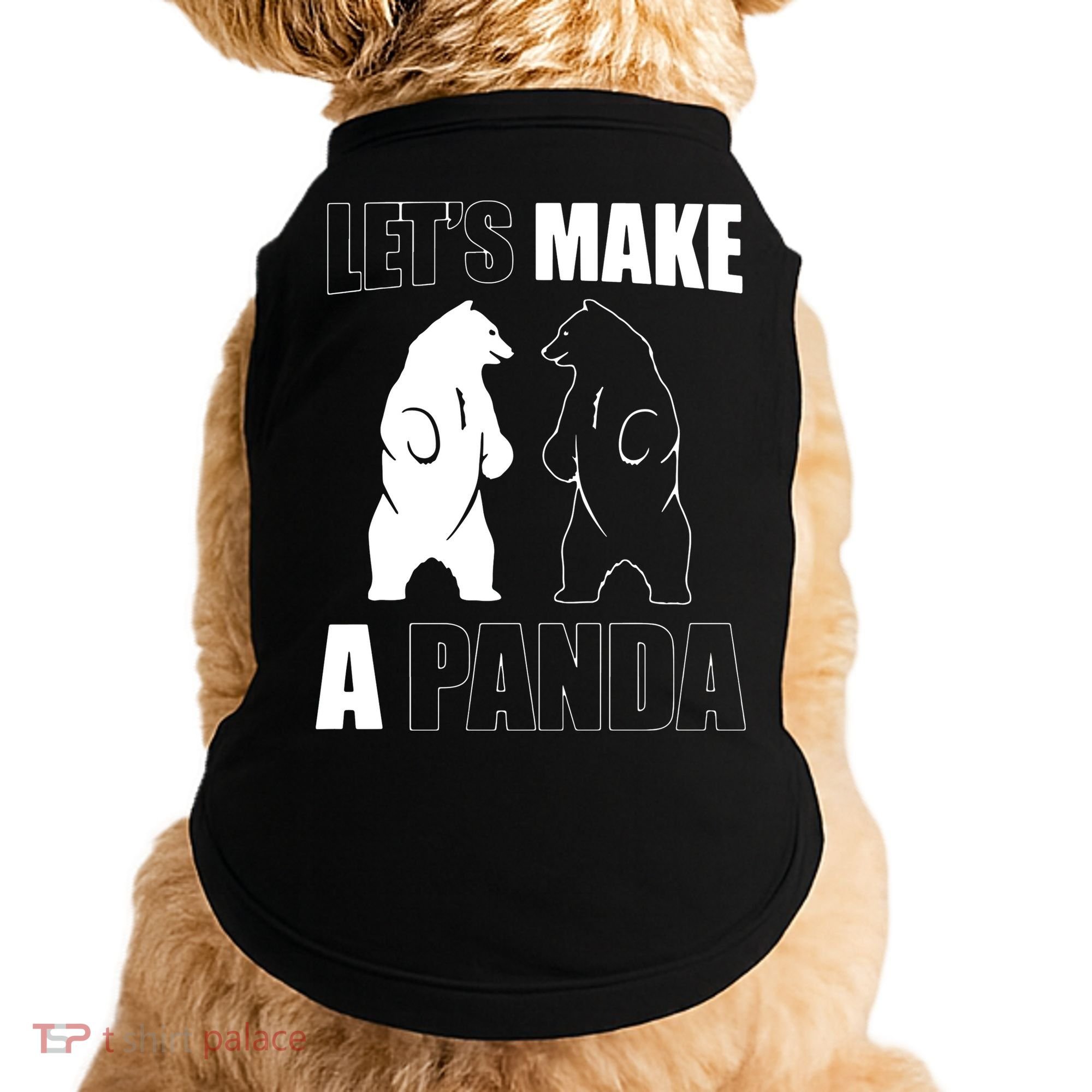 Let’S Make A Panda Polar Black Bear Doggie Tank