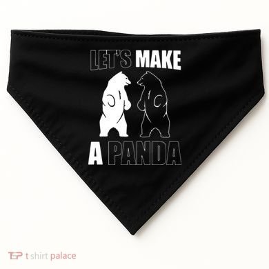 Let’S Make A Panda Polar Black Bear USA-Made Doggie Bandana