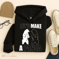 Let’S Make A Panda Polar Black Bear Hoodie thumb 4