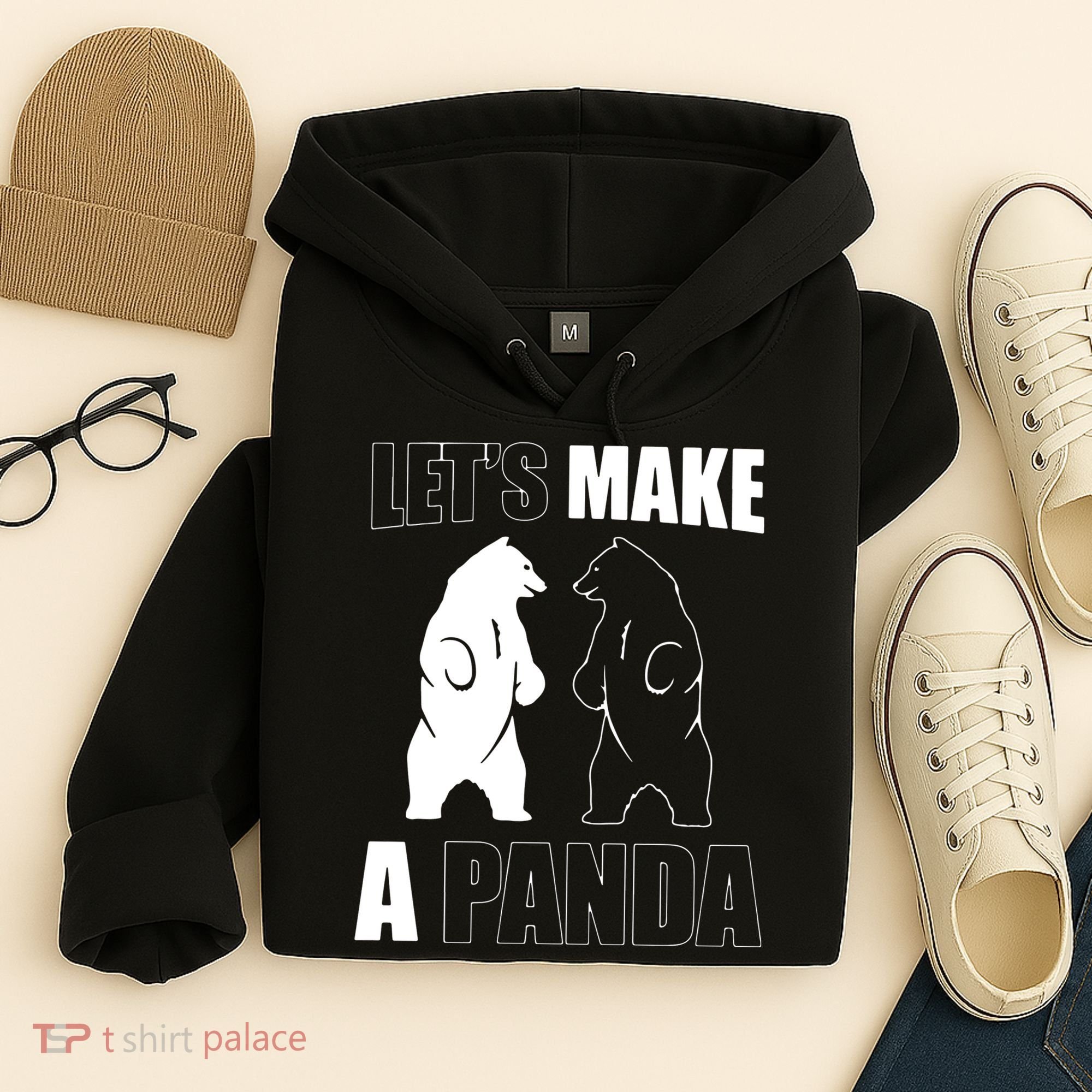 Let’S Make A Panda Polar Black Bear Hoodie