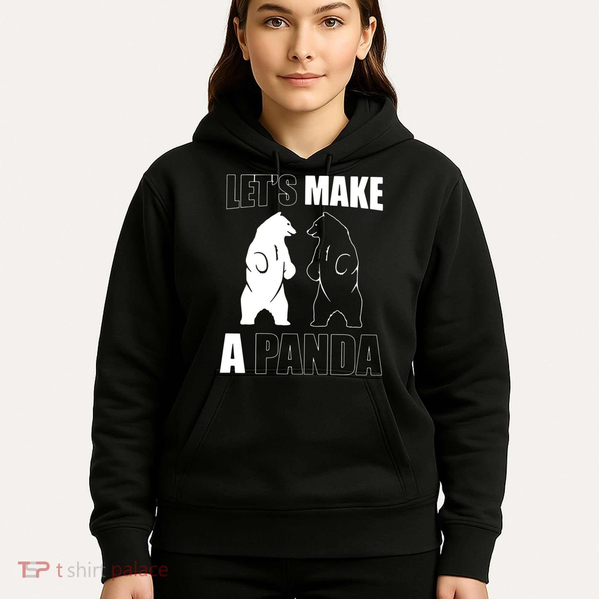 Let’S Make A Panda Polar Black Bear Hoodie