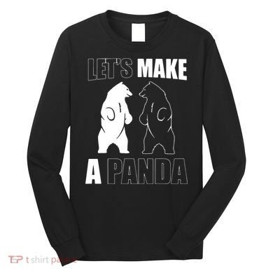 Let’S Make A Panda Polar Black Bear Long Sleeve Shirt