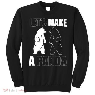 Let’S Make A Panda Polar Black Bear Sweatshirt