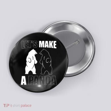 Let’S Make A Panda Polar Black Bear Button