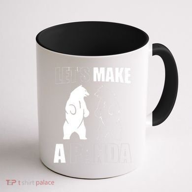 Let’S Make A Panda Polar Black Bear Coffee Mug back