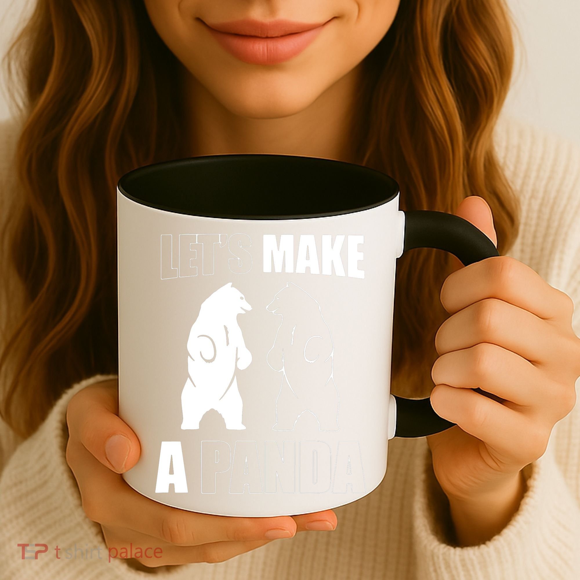 Let’S Make A Panda Polar Black Bear Coffee Mug