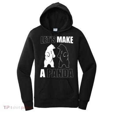 Let’S Make A Panda Polar Black Bear Women's Hoodie