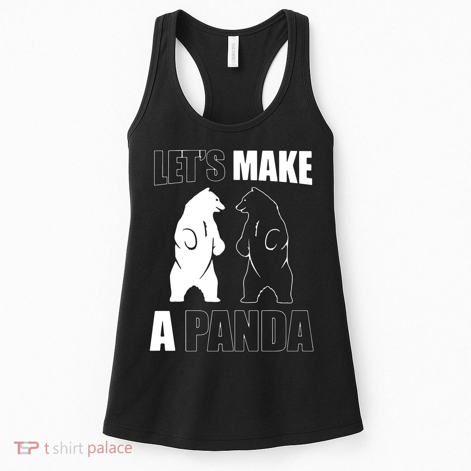 Let’S Make A Panda Polar Black Bear Women's Tank Top