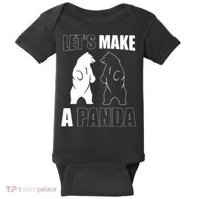 Let’S Make A Panda Polar Black Bear Baby Bodysuit