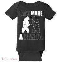 Let’S Make A Panda Polar Black Bear Baby Bodysuit thumb 0