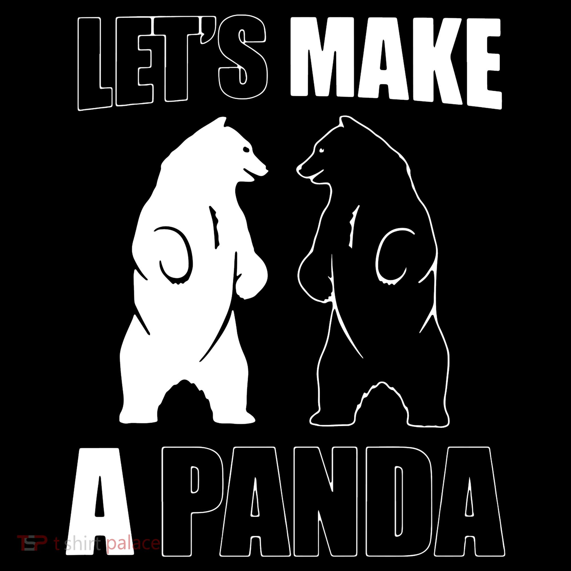 Let’S Make A Panda Polar Black Bear Toddler Hoodie