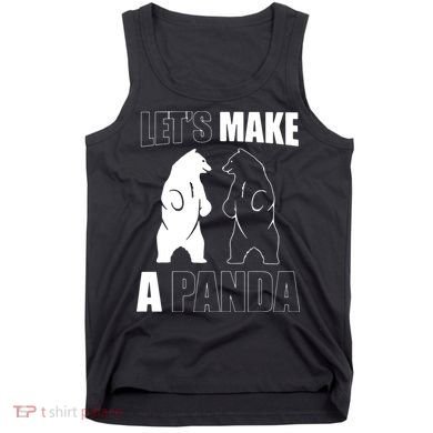 Let’S Make A Panda Polar Black Bear Tank Top