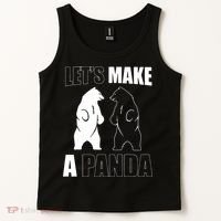 Let’S Make A Panda Polar Black Bear Tank Top thumb 2