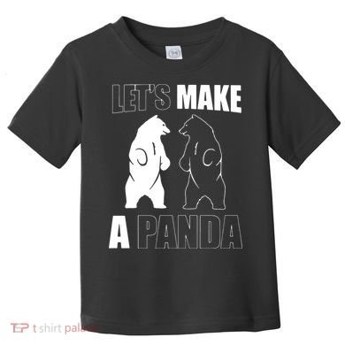 Let’S Make A Panda Polar Black Bear Toddler T-Shirt