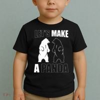 Let’S Make A Panda Polar Black Bear Toddler T-Shirt thumb 2