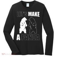 Let’S Make A Panda Polar Black Bear Women's Long Sleeve Shirt thumb 0