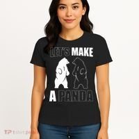 Let’S Make A Panda Polar Black Bear Women's T-Shirt thumb 4