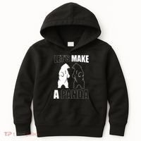 Let’S Make A Panda Polar Black Bear Kids Hoodie thumb 0