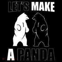 Let’S Make A Panda Polar Black Bear Kids Hoodie thumb 5