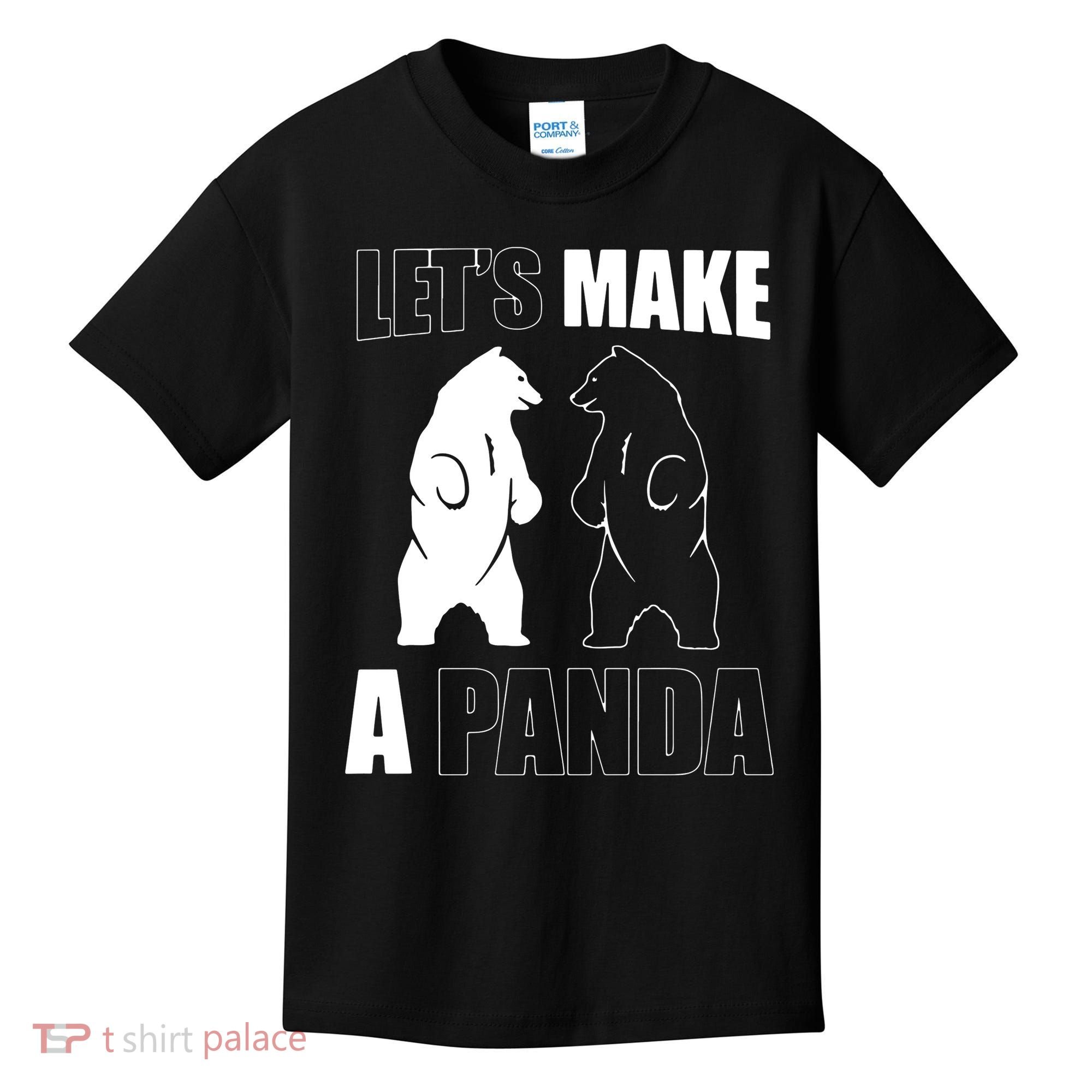 Let’S Make A Panda Polar Black Bear Kids T-Shirt