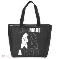 Let’S Make A Panda Polar Black Bear Tote Bag thumb 0