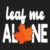 Leaf Me Alone Funny Fall Women's Sweatshirt thumb 2