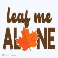Leaf Me Alone Funny Fall Doggie Tank thumb 4