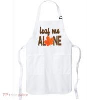 Leaf Me Alone Funny Fall Apron thumb 0