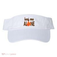 Leaf Me Alone Funny Fall Visor thumb 0