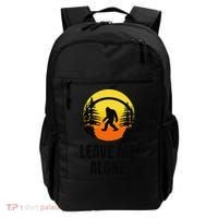 Leave Me Alone Bigfoot Halloween Backpack thumb 0