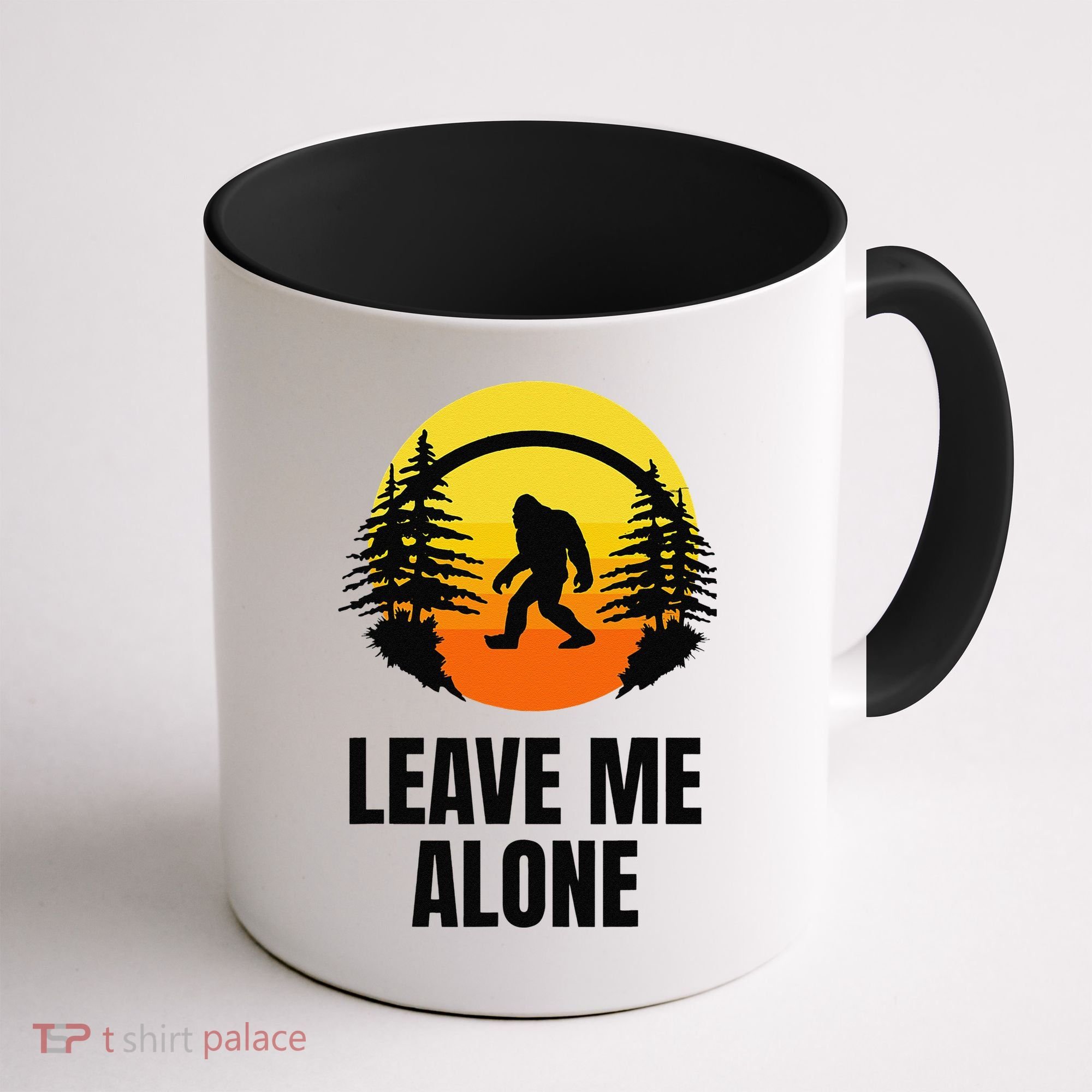Leave Me Alone Bigfoot Halloween Coffee Mug
