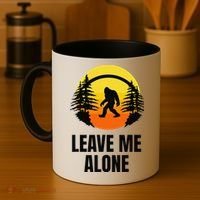 Leave Me Alone Bigfoot Halloween Coffee Mug thumb 4