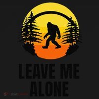Leave Me Alone Bigfoot Halloween Ornament thumb 1