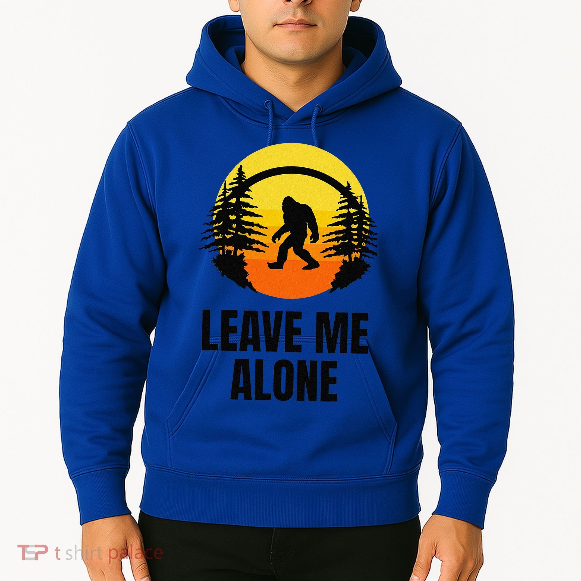 Leave Me Alone Bigfoot Halloween Hoodie