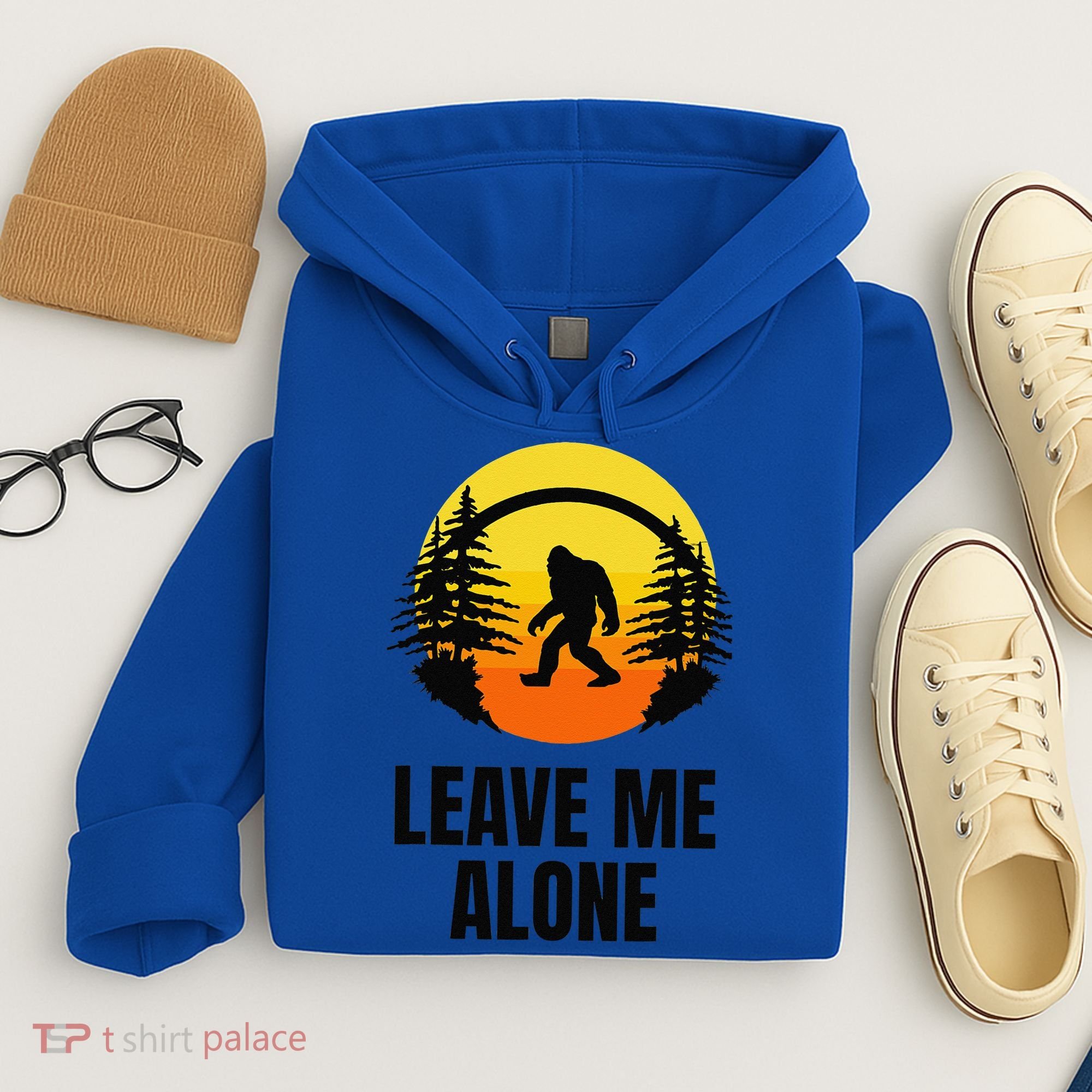 Leave Me Alone Bigfoot Halloween Hoodie