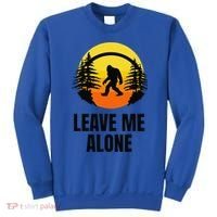 Leave Me Alone Bigfoot Halloween Sweatshirt thumb 0