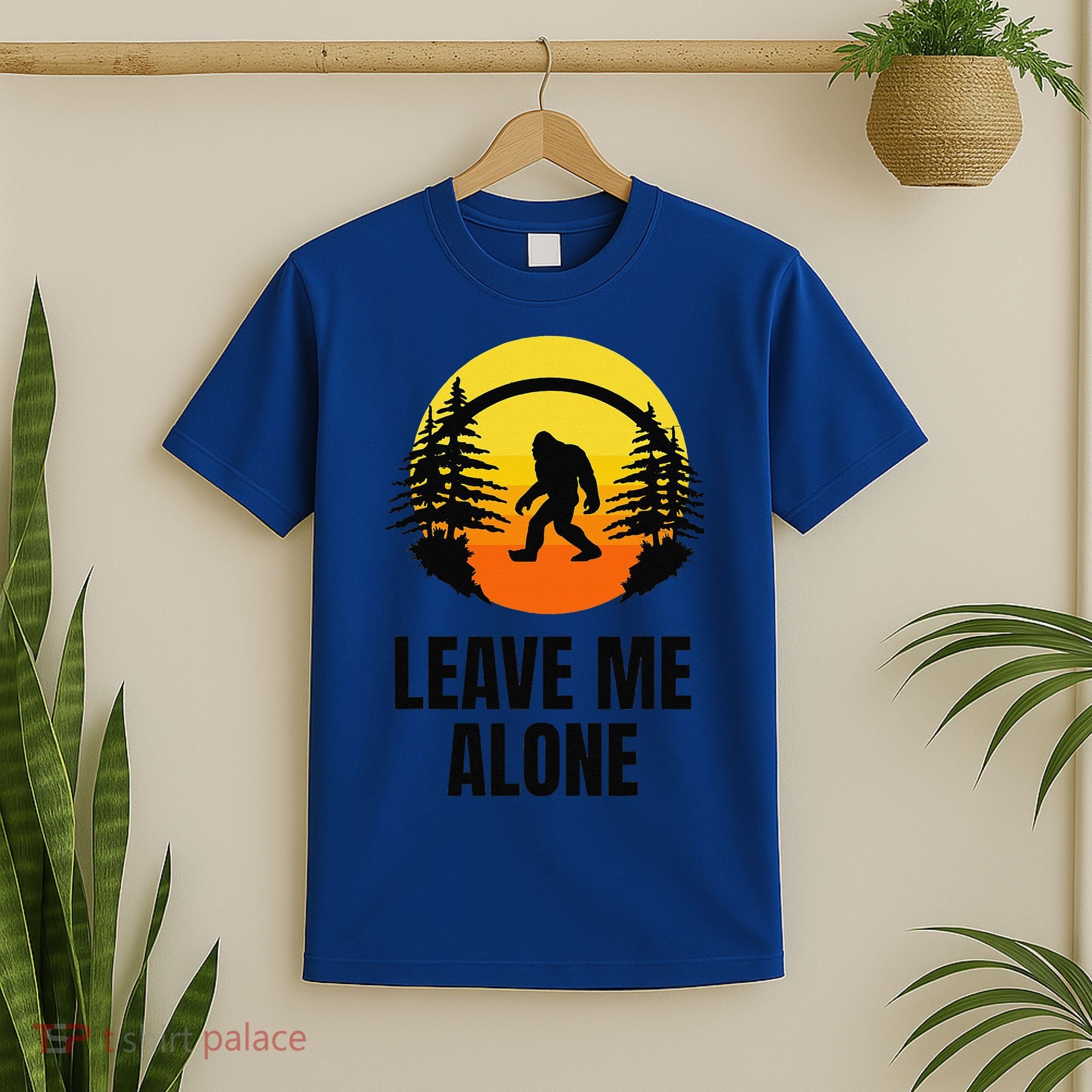 Leave Me Alone Bigfoot Halloween T-Shirt