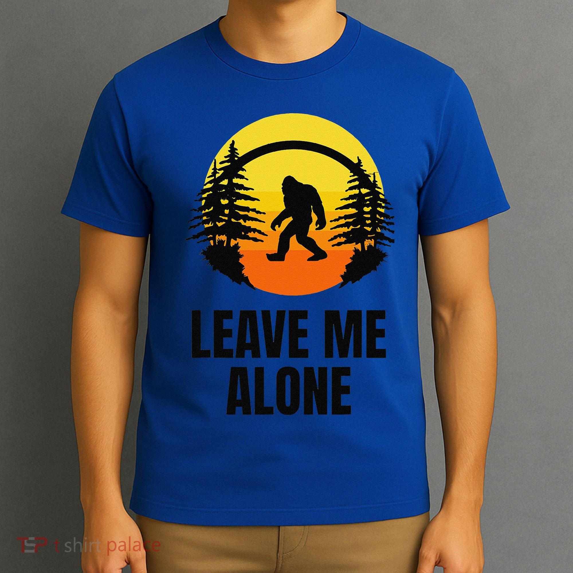 Leave Me Alone Bigfoot Halloween T-Shirt