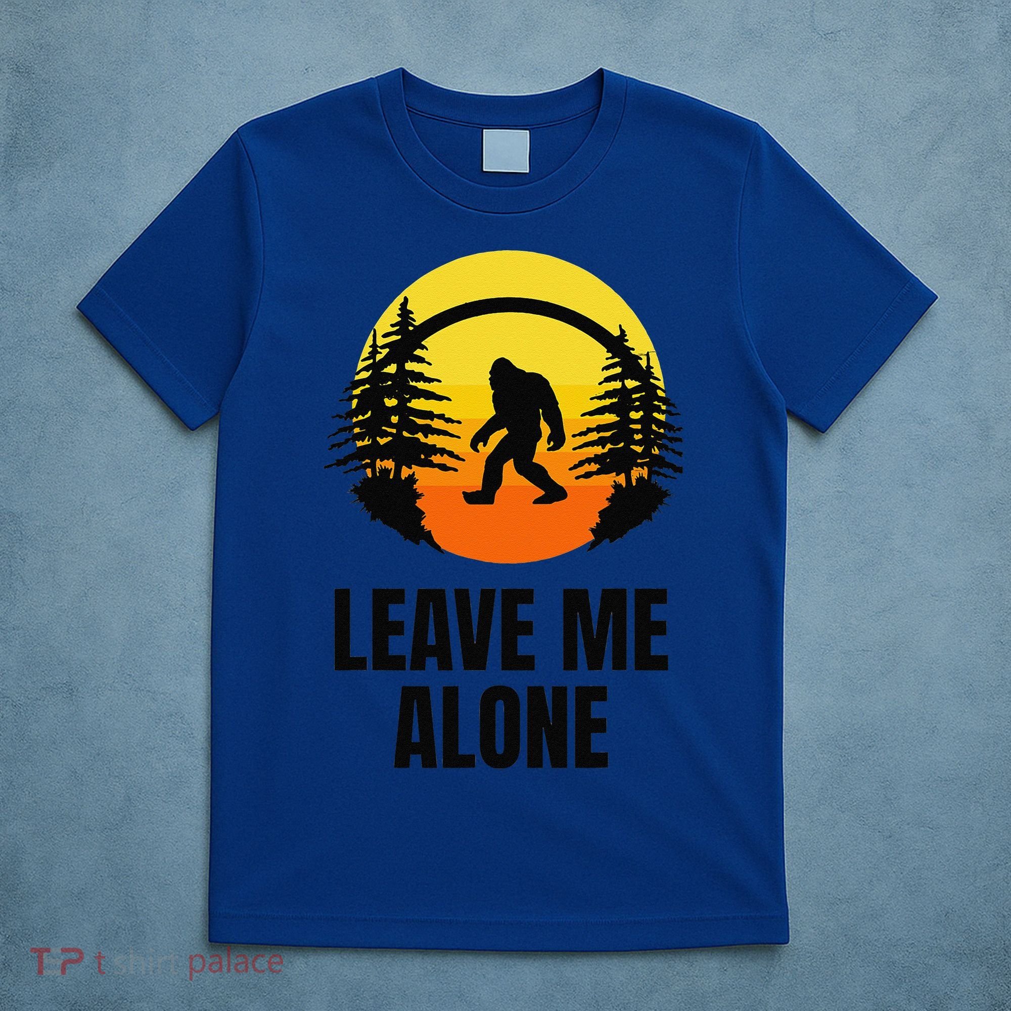 Leave Me Alone Bigfoot Halloween T-Shirt
