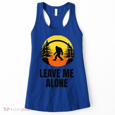 Leave Me Alone Bigfoot Halloween Women's Tank Top