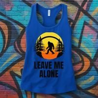 Leave Me Alone Bigfoot Halloween Women's Tank Top thumb 3